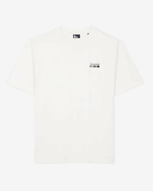 Men Tshirts The Kooples Ecru 100 Wild Serigraphy TShirt Ecru