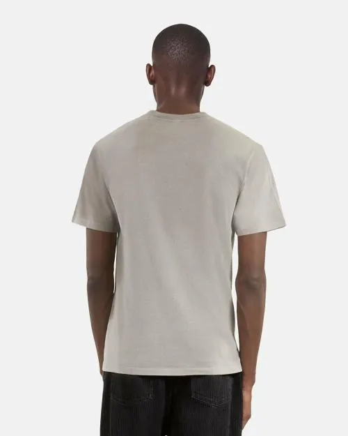 Men Tshirts The Kooples Gray Screen Print TShirt Grey Melange