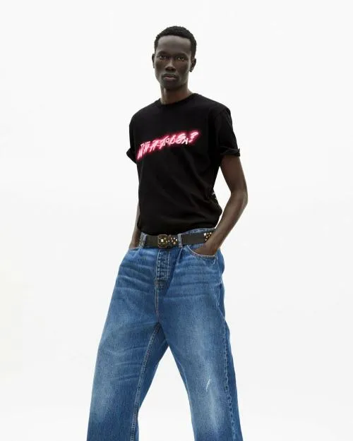 Men Tshirts The Kooples What Is Black TShirt Black