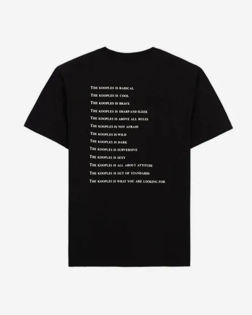 Men Tshirts The Kooples What Is Black TShirt Black
