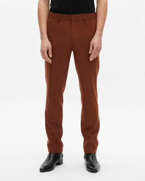 Men Trousers and Jeans The Kooples Brown Suit Pants Rouille