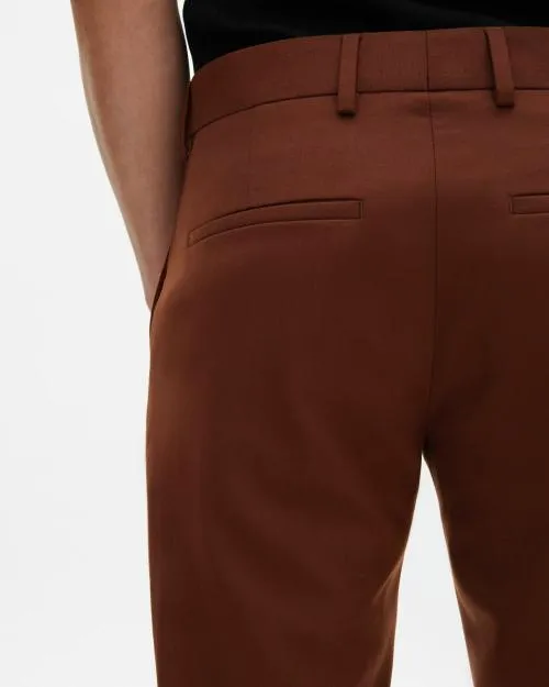 Men Trousers and Jeans The Kooples Brown Suit Pants Rouille