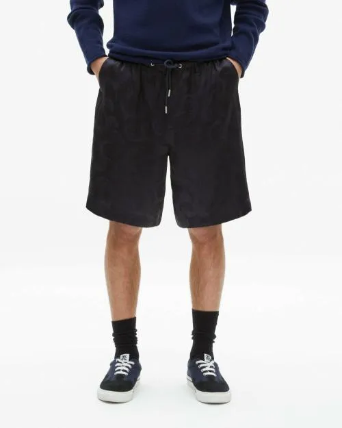 Men Trousers and Jeans The Kooples Navy Jacquard Shorts Navy