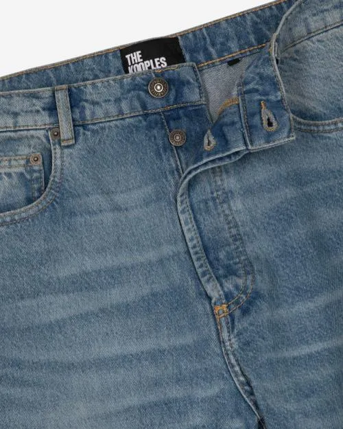 Men Trousers and Jeans The Kooples StraightCut Blue Jeans Baby Blue