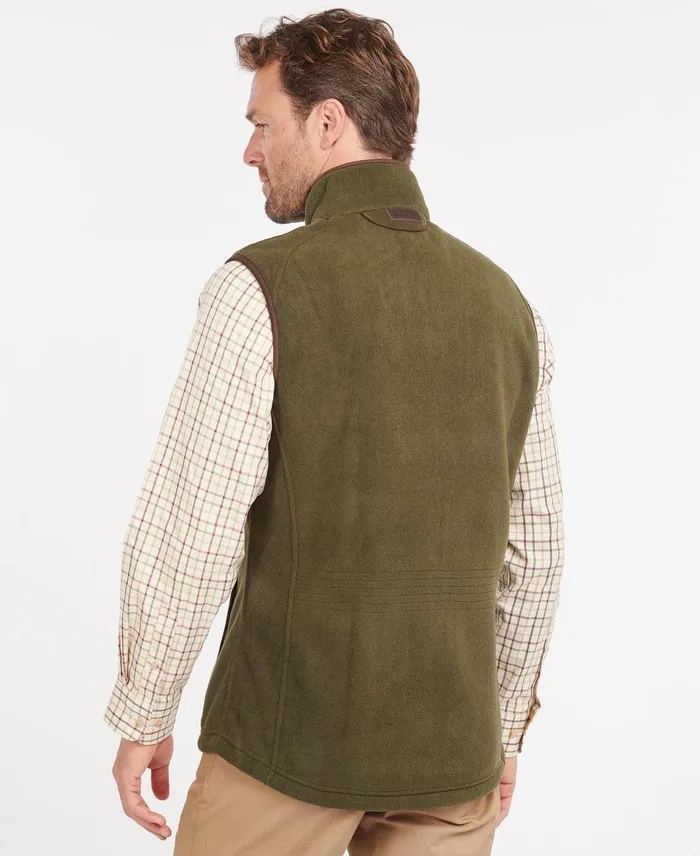 Men Vests Barbour Langdale Gilet Olive Men Vests Barbour Langdale Gilet Olive