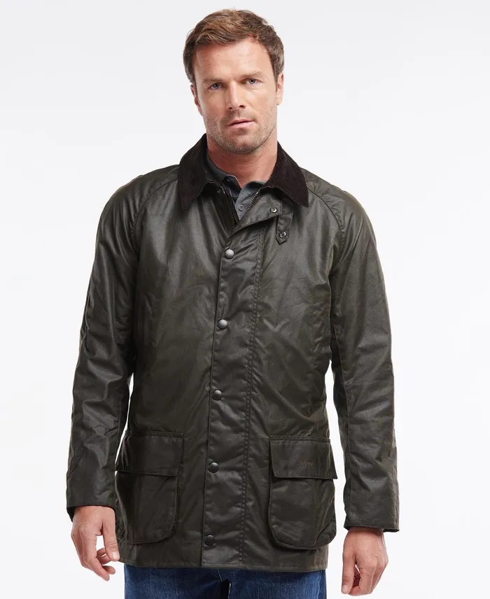 Men Waxed Jackets Barbour Bristol Wax Jacket Olive