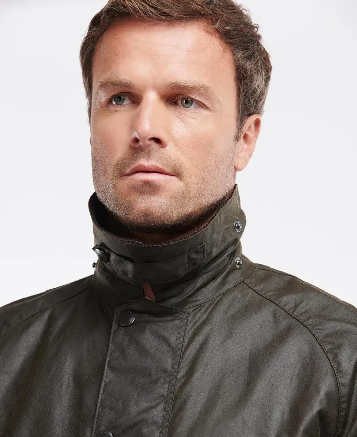 Men Waxed Jackets Barbour Bristol Wax Jacket Olive