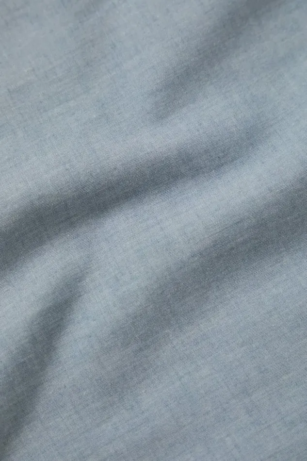 Men Wayne Western SS Shirt Medium Blue Brixton Button Ups