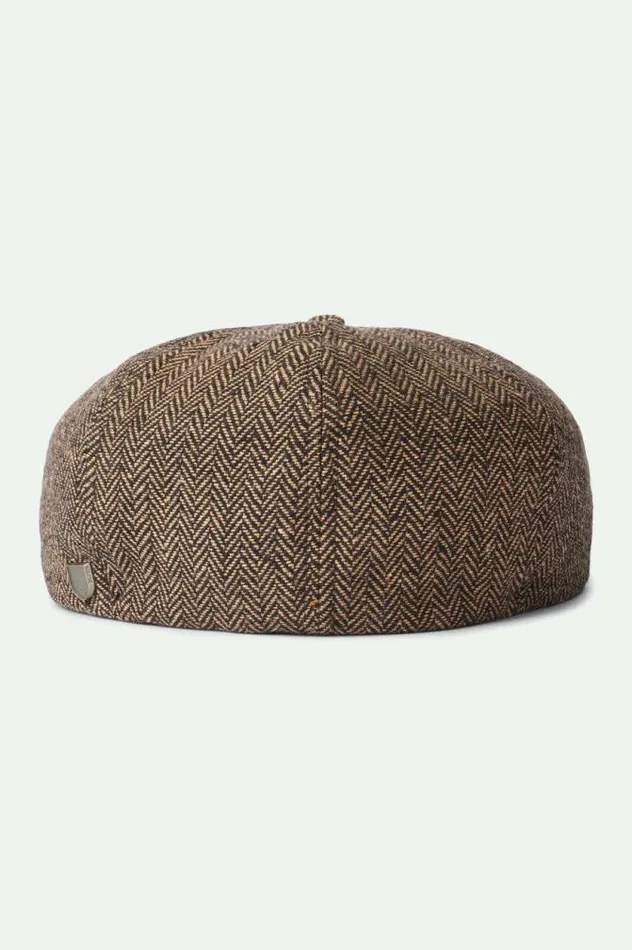 MenWomen Brood Newsboy Cap Brownkhaki Brixton Caps