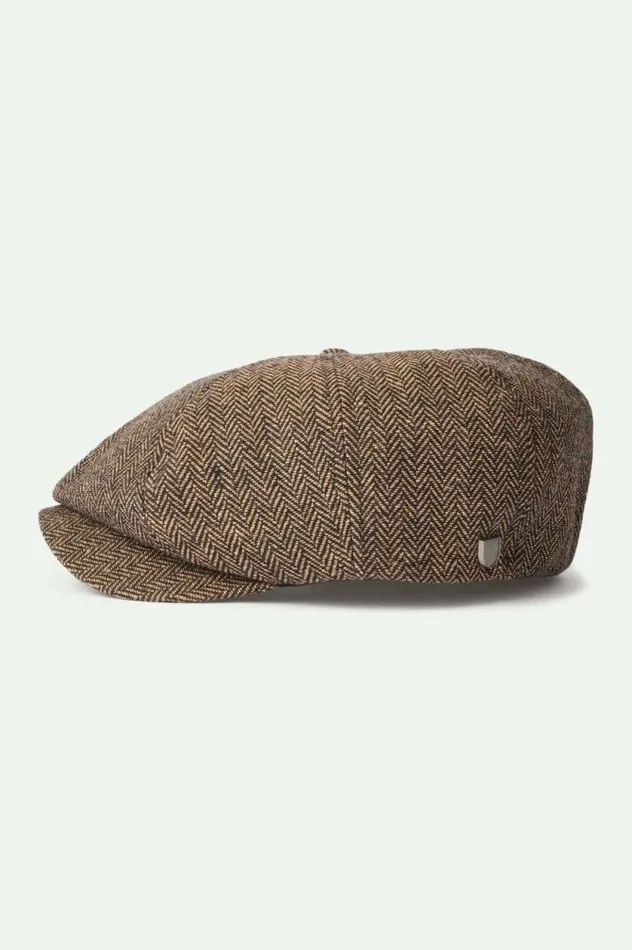 MenWomen Brood Newsboy Cap Brownkhaki Brixton Caps