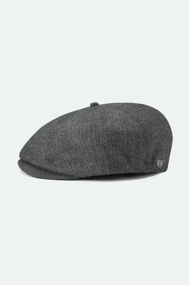 MenWomen Brood Newsboy Cap Greyblack Brixton Caps