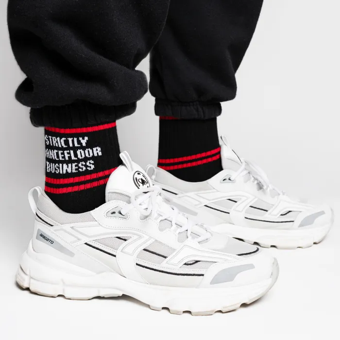 MenWomen SOCKS Vertere Berlin STRICTLY DANCEFLOOR BUSINESS TENNIS SOCKS 8211 BLACK