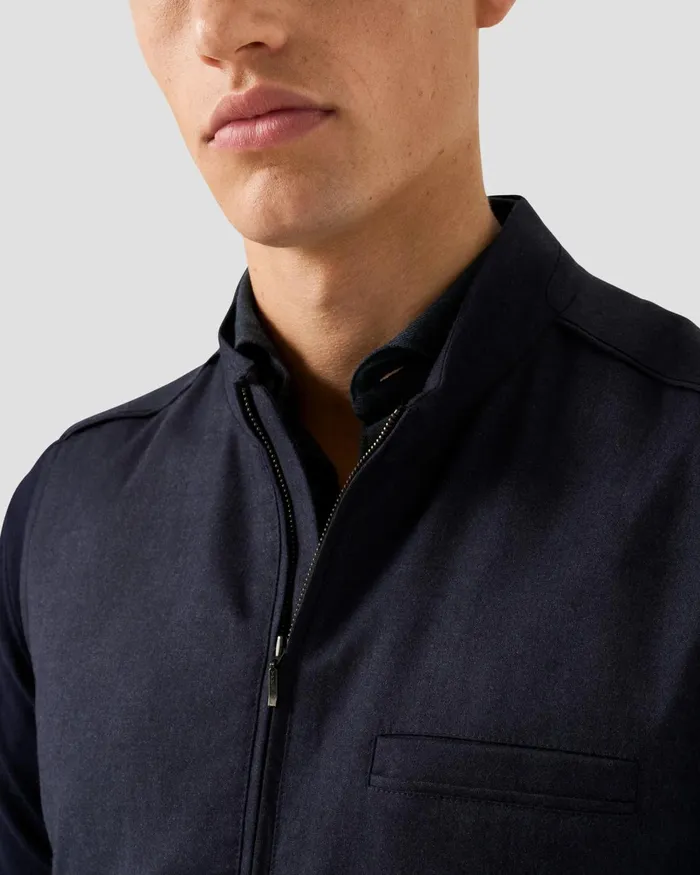 Men Wool Flannel Vest Blue Eton Vests Men Wool Flannel Vest Blue Eton Vests