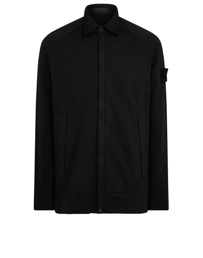 Mens 116F4 Overshirt In Black Stone Island Overshirts
