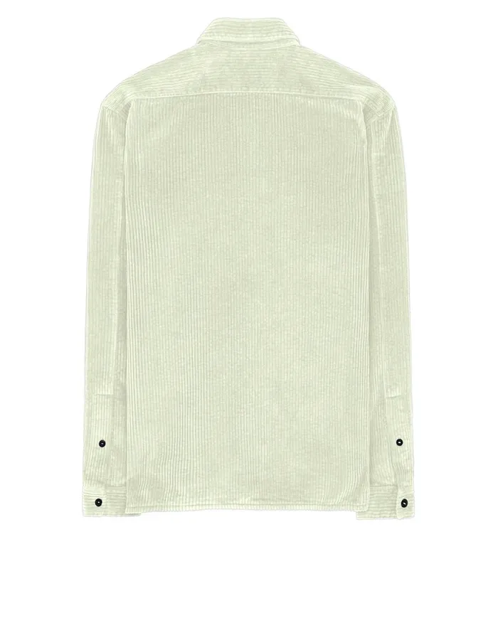 Mens 12111 Long Sleeve Shirt In Butter Stone Island Shirts