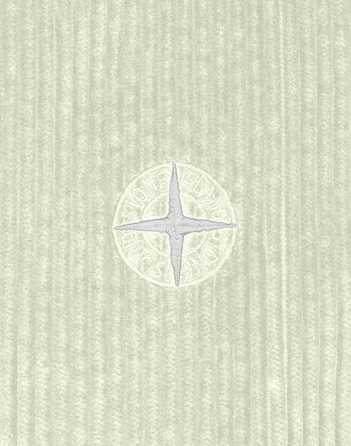 Mens 12111 Long Sleeve Shirt In Butter Stone Island Shirts