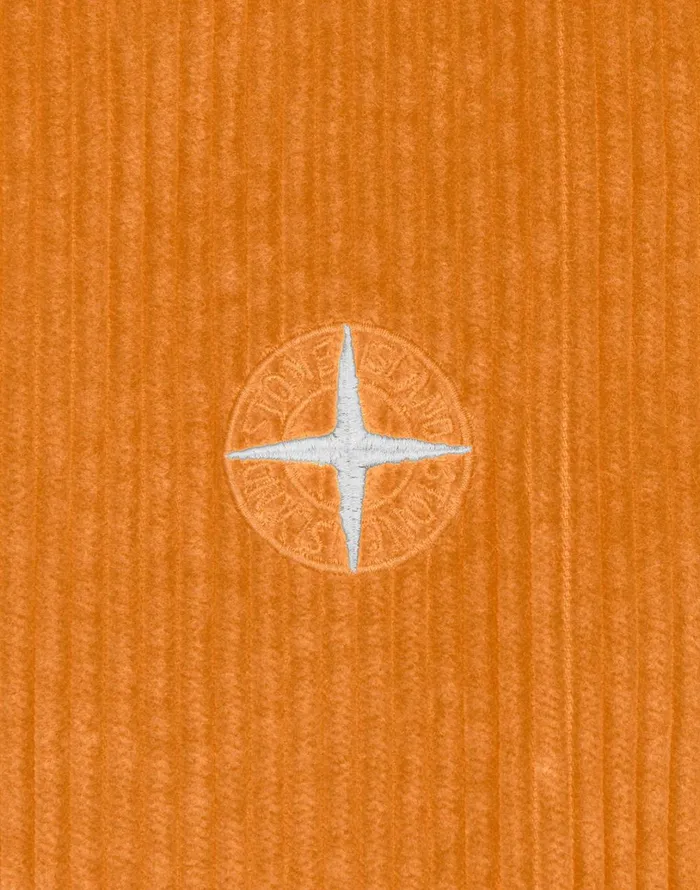 Mens 12111 Long Sleeve Shirt In Orange Stone Island Shirts