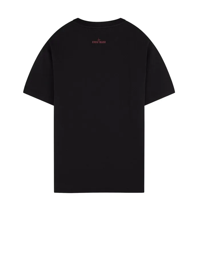 Mens 24682 Paint Stroke 3 ShortSleeve TShirt In Black Stone Island TShirts