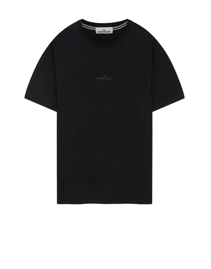 Mens 2Ns81 Paint Stroke 2 Short Sleeve TShirt In Black Stone Island TShirts