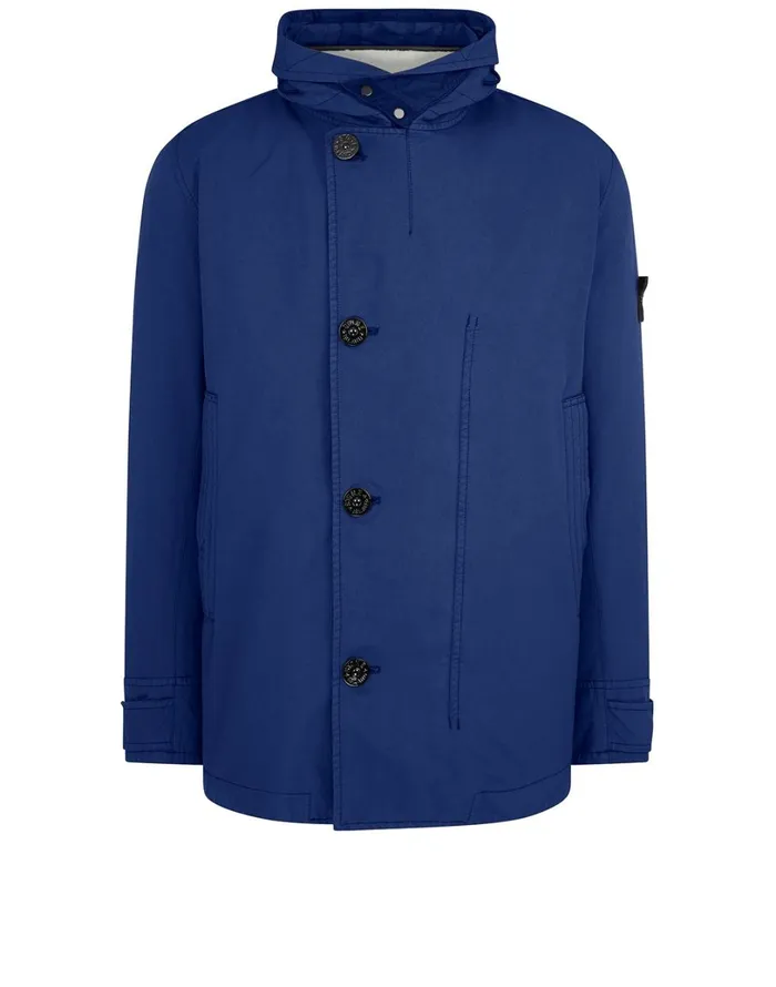 Mens 42049 JacketGilet RDown In Periwinkle Stone Island Coats 038 Jackets