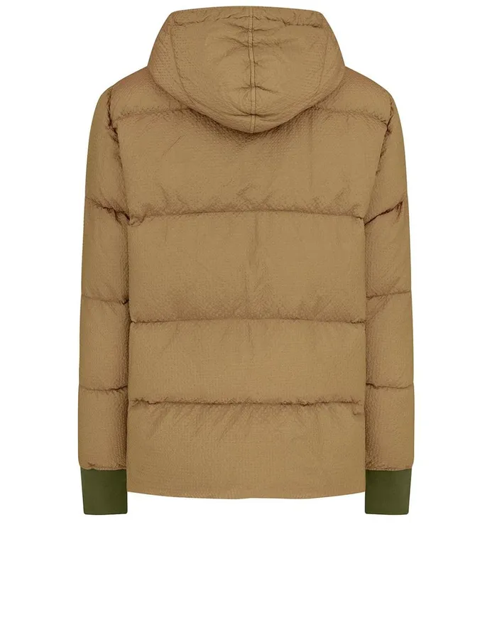 Mens 43234 PolyColour Frame DownTc Anorak In Tobacco Stone Island Coats 038 Jackets