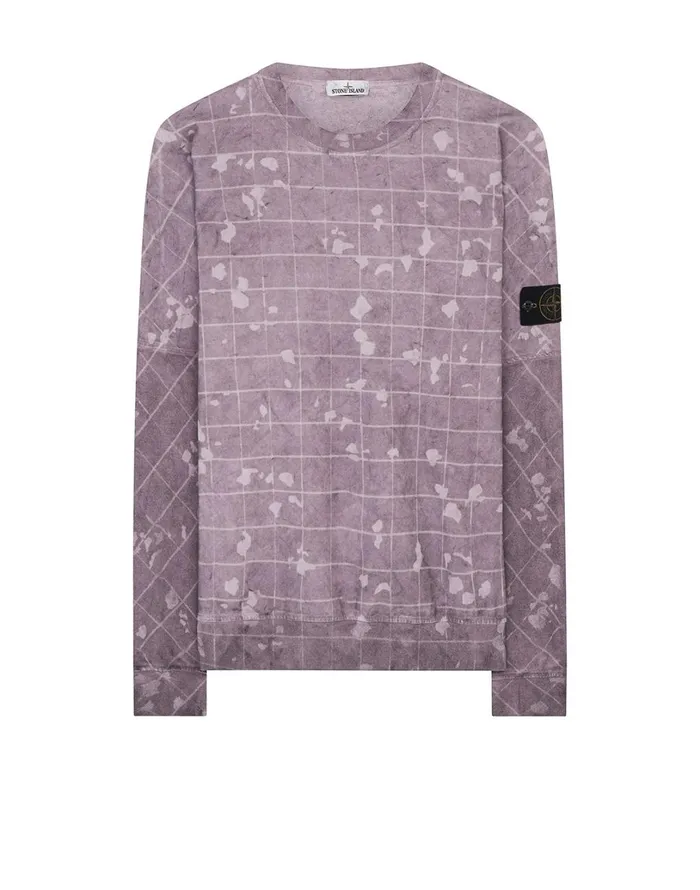 Mens 636E2 Dust Colour With Ghillie Laser Camo Sweatshirt In Violet Stone Island Sweatshirts Mens 636E2 Dust Colour With Ghillie Laser Camo Sweatshirt In Violet Stone Island Sweatshirts