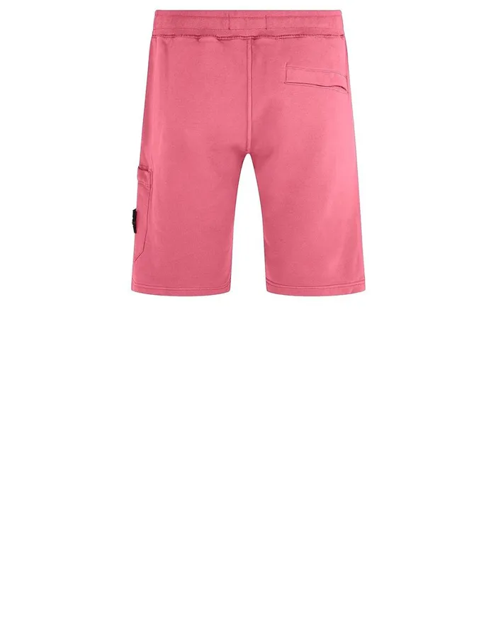 Mens 64620 Fleece Shorts In Pink Stone Island Shorts