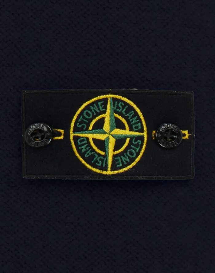 Mens 71252 Panno Jacquard Duffle Coat In Marine Blue Stone Island Coats 038 Jackets