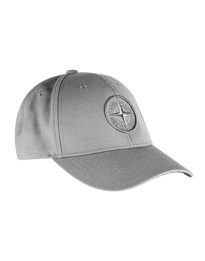 Mens 99175 SixPanel Cap In Dust Stone Island Caps 038 Beanies
