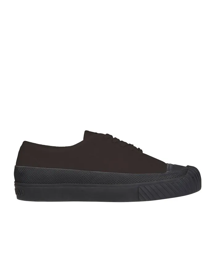 Mens S0165 Suede Deck Deck Shoe In Black Stone Island Footwear