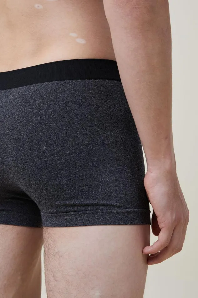 Mens Seamless Trunks Charcoal Marleblack Men Cotton On Socks and Underwear Mens Seamless Trunks Charcoal Marleblack Men Cotton On Socks and Underwear