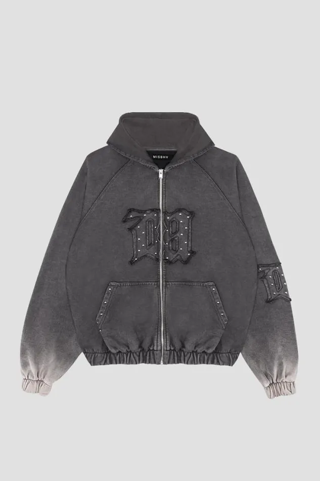 Metamorph Hoodie Washed Black WomenMen MISBHV Hoodies and Sweats