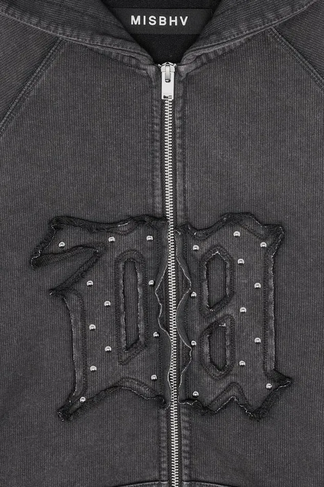 Metamorph Hoodie Washed Black WomenMen MISBHV Hoodies and Sweats