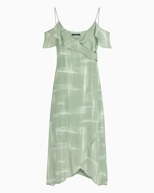 Midi Dresses Green Women Armani Dresses And Jumpsuits