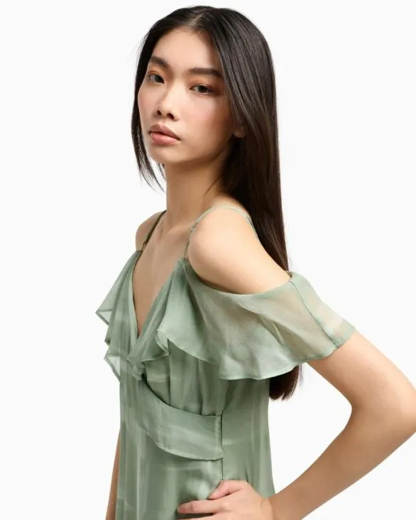 Midi Dresses Green Women Armani Dresses And Jumpsuits Midi Dresses Green Women Armani Dresses And Jumpsuits