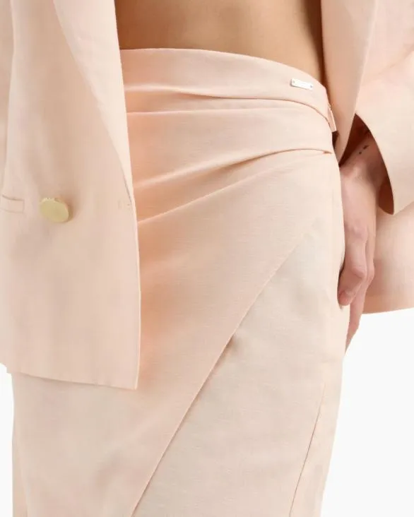 Midi Skirts Pink Women Armani Matching Sets Midi Skirts Pink Women Armani Matching Sets