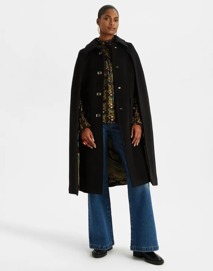 Milano Cape Black Women La Double J Outerwear