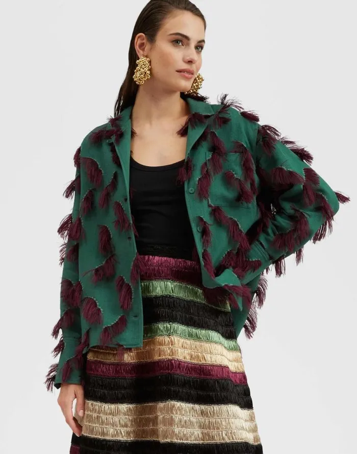 Milano Jacket Hotspot Emerald Women La Double J Outerwear