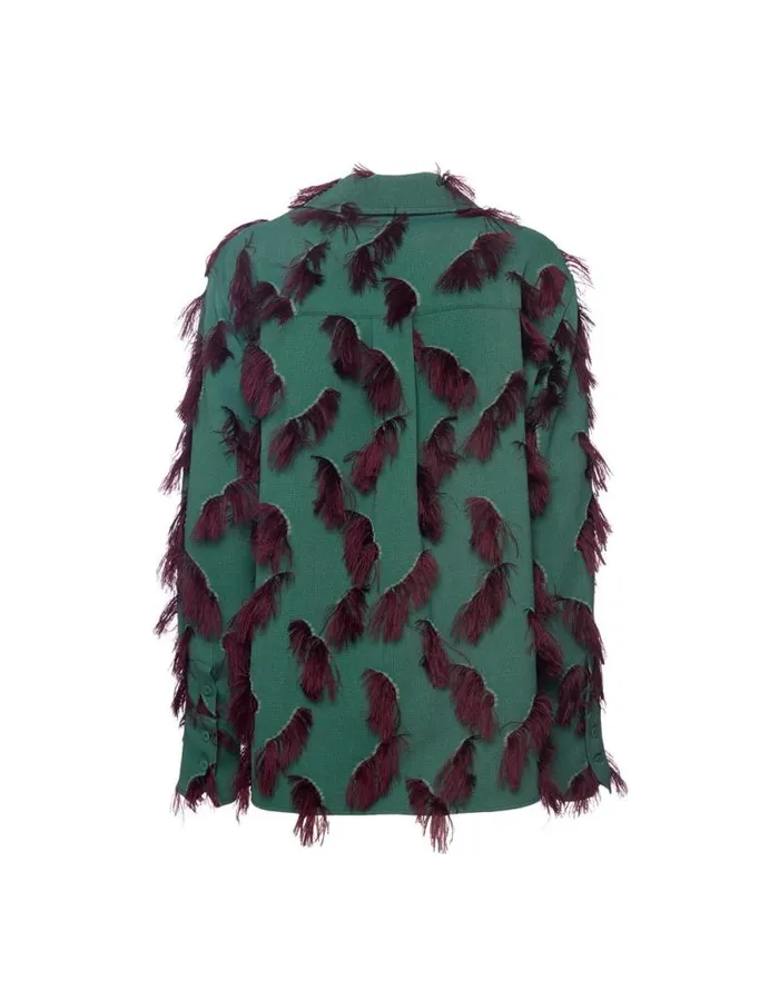 Milano Jacket Hotspot Emerald Women La Double J Outerwear Milano Jacket Hotspot Emerald Women La Double J Outerwear