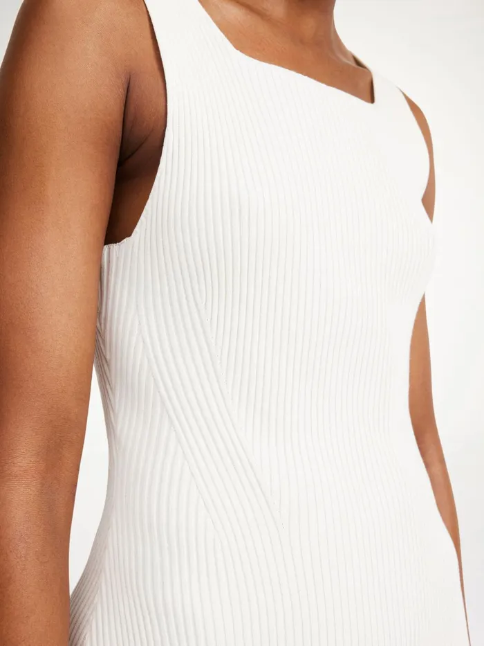 Milelo Maxi Dress Soft White Women By Malene Birger Knitwear