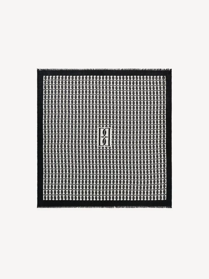 Monlas Wool Scarf Black Women By Malene Birger Scarves