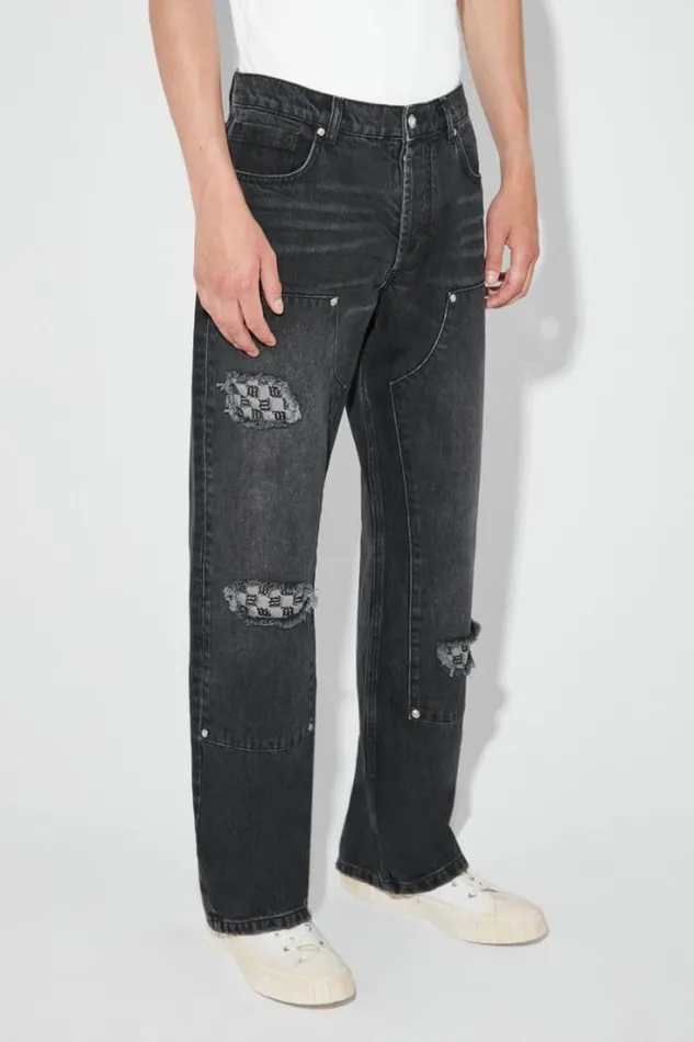Monogram Carpenter Trousers Black Men MISBHV Trousers