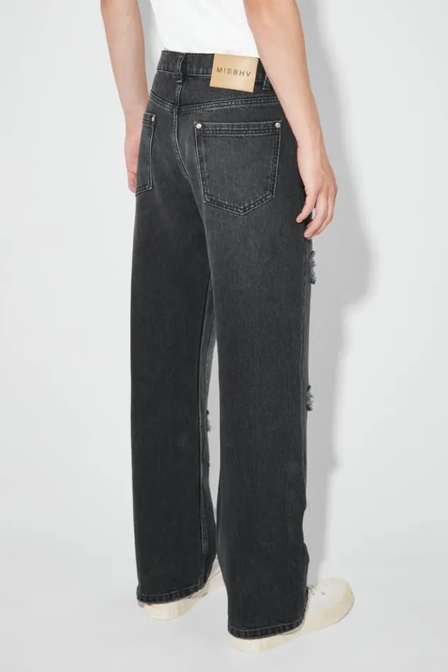Monogram Carpenter Trousers Black Men MISBHV Trousers