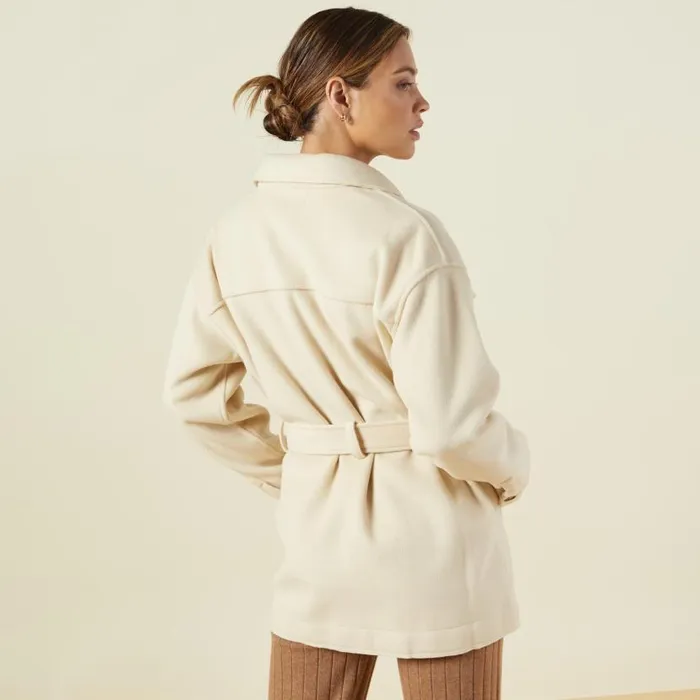 MONROW JACKETS Safari Jacket Off White 8211 Shop