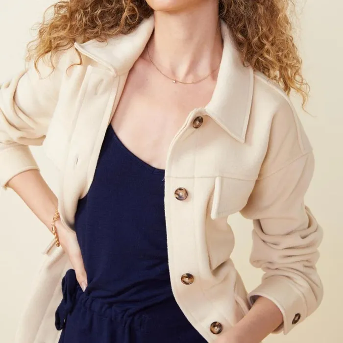 MONROW JACKETS Safari Jacket Off White 8211 Shop