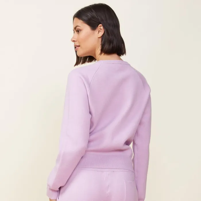 MONROW KNITS Soft Knit Raglan Sweater Lavandula 8211 Shop