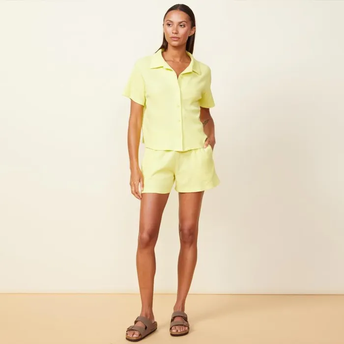 MONROW SHORTS Baby Thermal Vacation Shorts Citron 8211 Shop