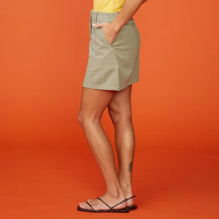 MONROW SKIRTS Utility Mini Skirt Laurel Green 8211 Shop