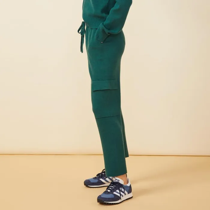 MONROW SWEATS Soft Knit Cargo Jogger Evergreen 8211 Shop