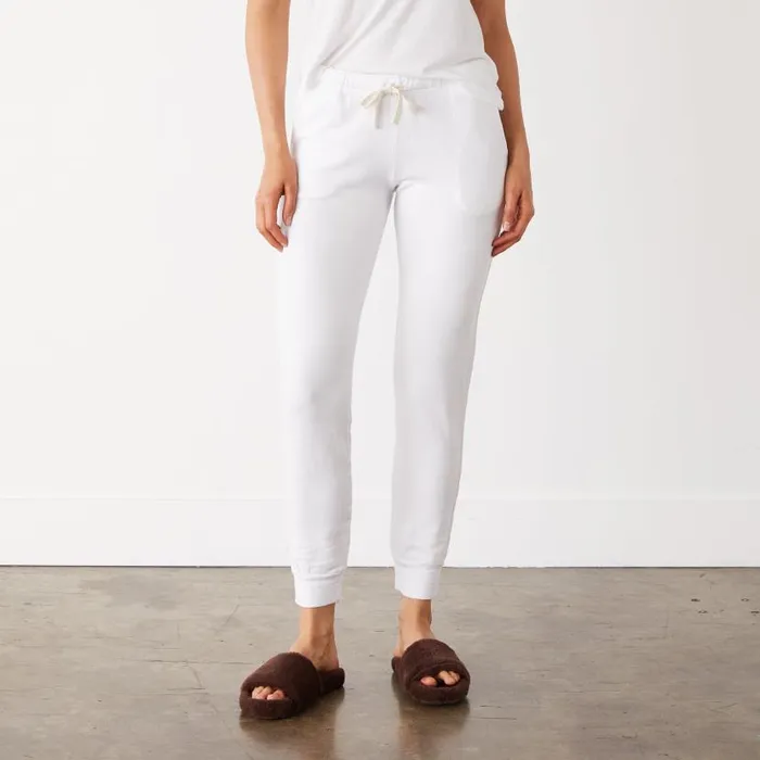 MONROW SWEATS Supersoft Fleece Girlfriend Sweats White 8211 Shop